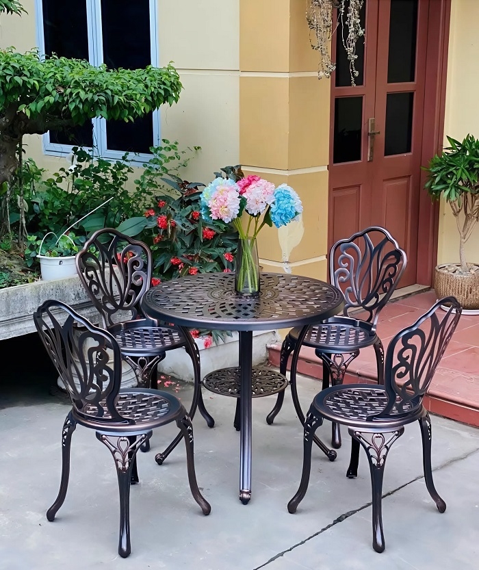 Bàn Ghế Cafe Ngoài Trời 2017T