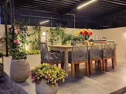 Bàn Ghế Gỗ Sân Thượng Đẹp 2093T