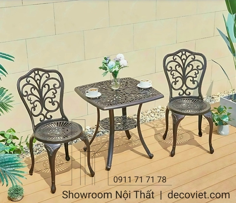 Bàn Ghế Ngoài Trời Hình Vuông 2067T