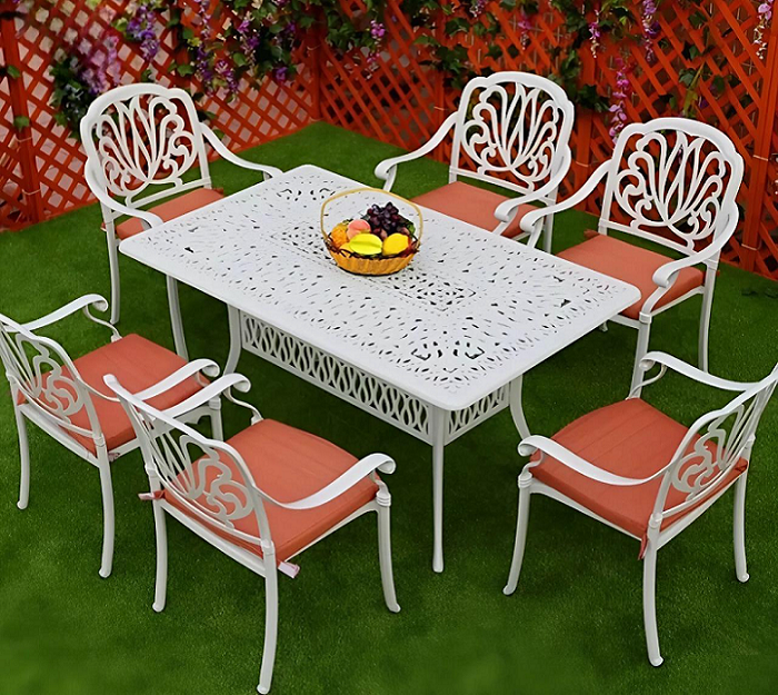 Bàn Ghế Nhôm Đúc Sân Vườn 2036T