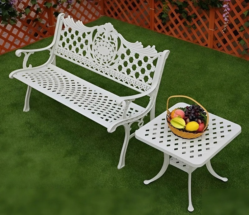 Bàn Ghế Nhôm Đúc Tân Cổ Điển 2068T