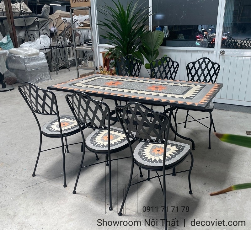 Bàn Ghế Sân Thượng 6 Người 2039T