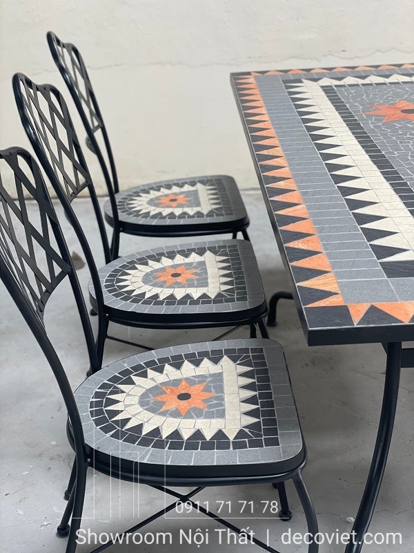 Bàn Ghế Sân Thượng 6 Người 2039T