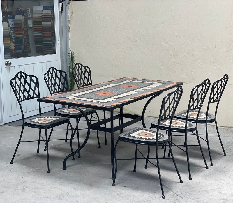 Bàn Ghế Sân Thượng 6 Người 2039T