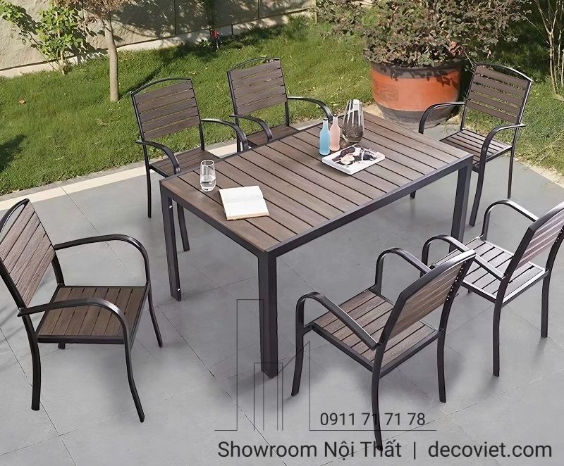 Bàn Ghế Sân Vườn Ngoài Trời 2092T
