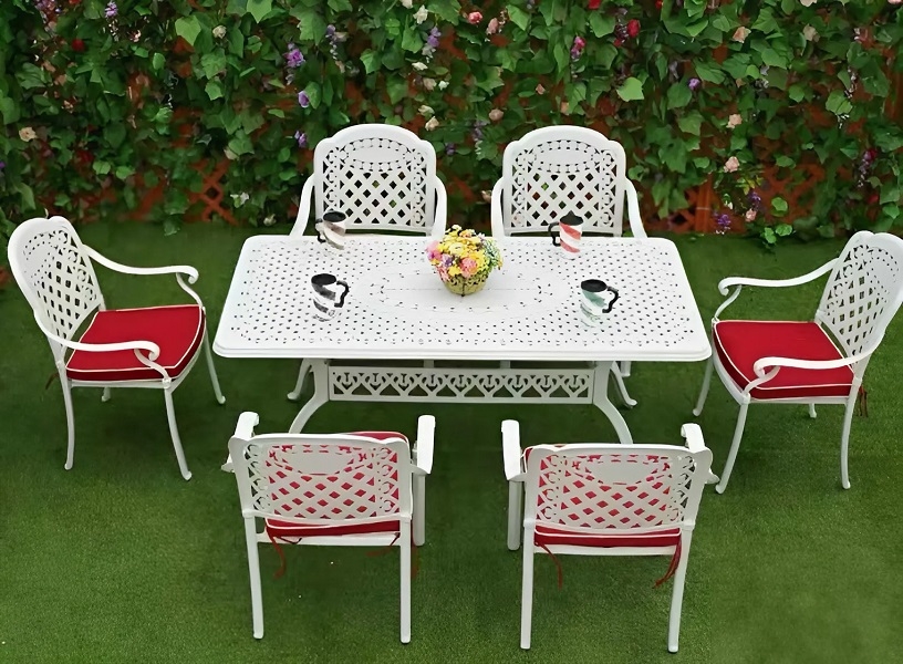 Bàn Ghế Sân Vườn Nhôm Đúc 2051T