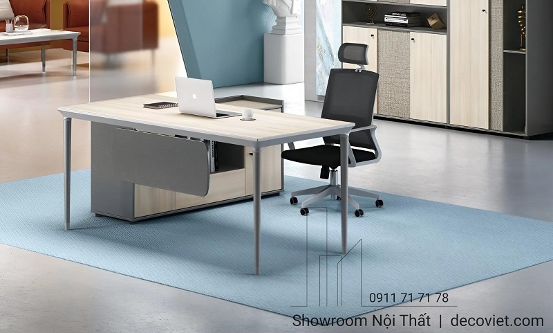 Bàn Làm Việc Gỗ Chân Sắt 157T