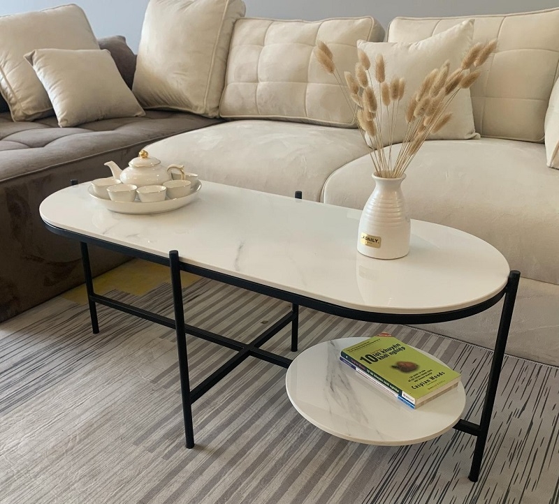 Bàn Sofa Mặt Đá Giá Rẻ 423S