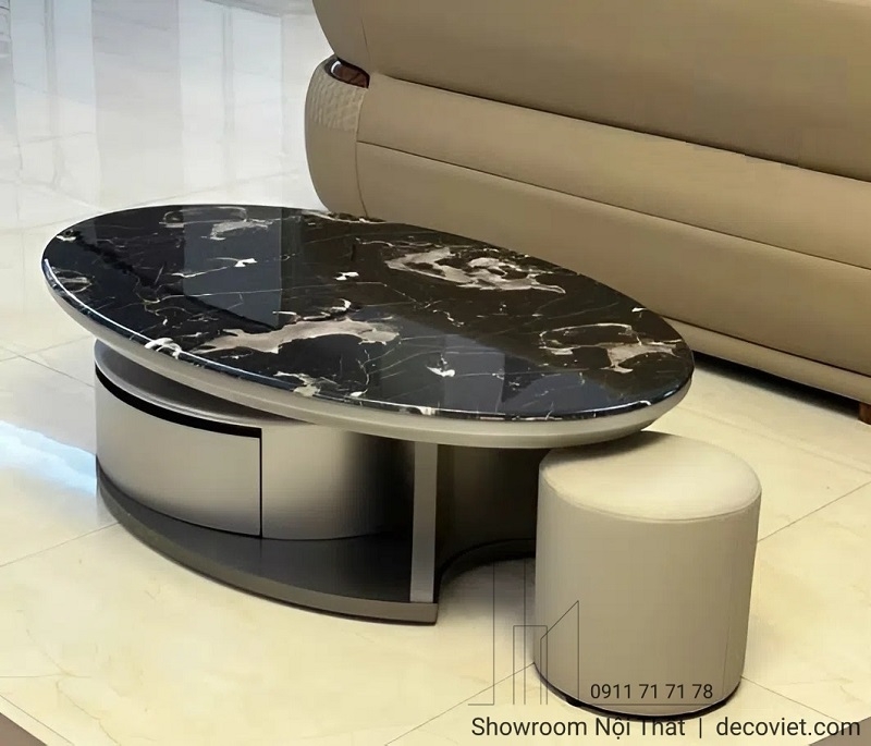 Bàn Sofa Oval Nhập Khẩu 73T