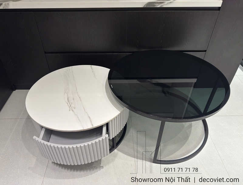 Bàn Trà Đôi Tròn Giá Rẻ 452S