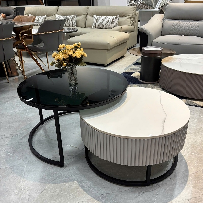 Bàn Trà Đôi Tròn Giá Rẻ 452S