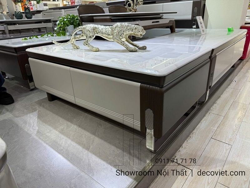 Bàn Trà Gỗ Mặt Đá 492S