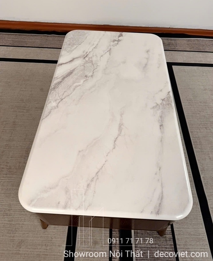 Bàn Trà Gỗ Mặt Đá Cao Cấp 420S