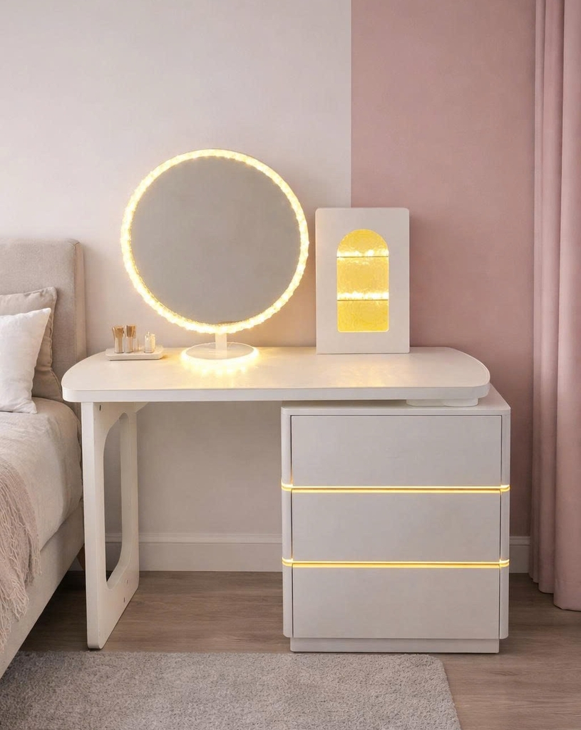 Bàn Trang Điểm Có Đèn 164S