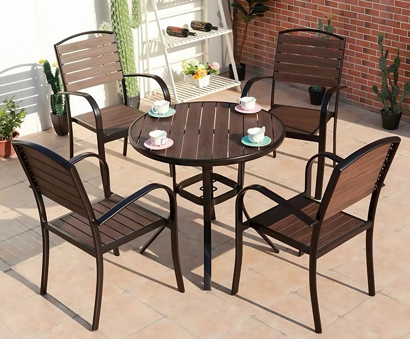 Bàn Tròn 4 Ghế Ngoài Trời 2091T