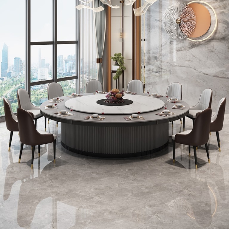 Bàn Xoay Tròn Lớn 12 Ghế 2138S