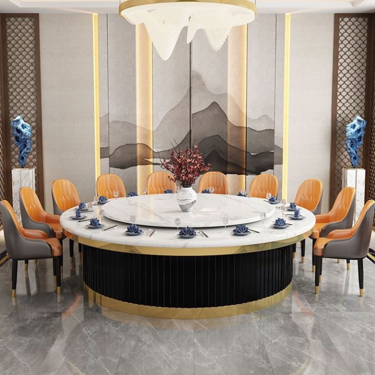 Bàn Xoay Tròn Lớn 20 Ghế 2135S