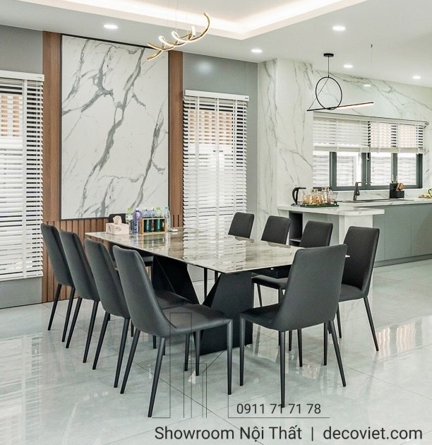 Bàn Ăn Kéo Dài Mặt Đá Cao Cấp 1505S