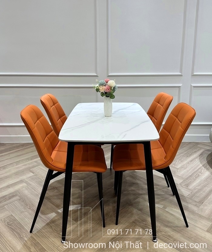 Bộ Bàn Ăn 4 Ghế 1m2 1917S-2