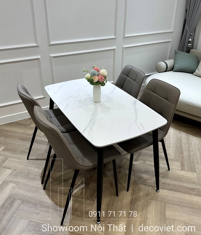 Bộ Bàn Ăn 4 Ghế 1m2 1917S