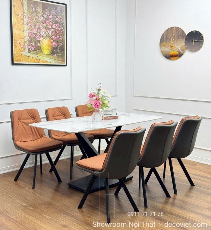 Bộ Bàn Ăn 6 Ghế Giá Rẻ 2689S