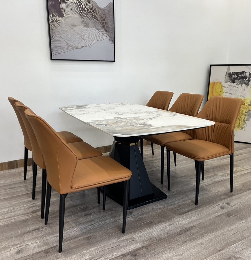 Bộ Bàn Ăn 6 Ghế Hiện Đại 1518S