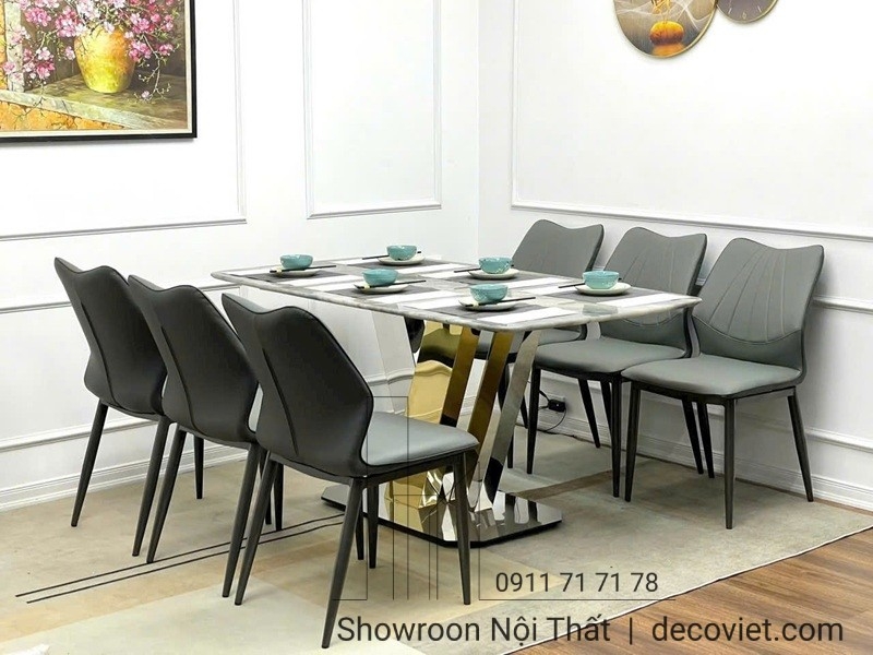 Bộ Bàn Ăn 6 Ghế Hiện Đại Hà Nội 2567S