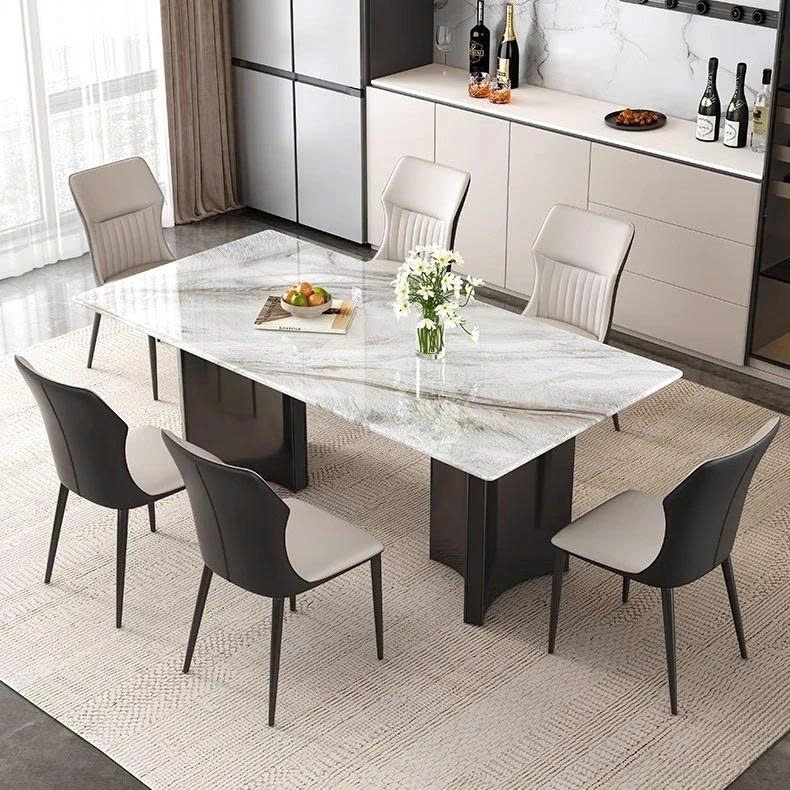 Bộ Bàn Ăn 6 Ghế Mặt Đá 2715S