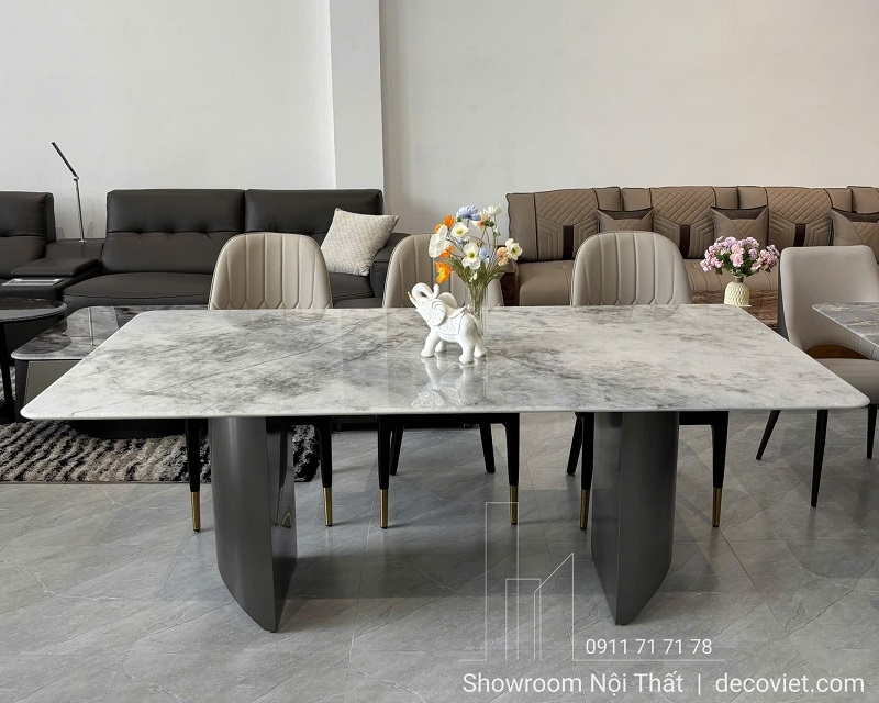 Bộ Bàn Ăn 6 Ghế Mặt Đá 2809S