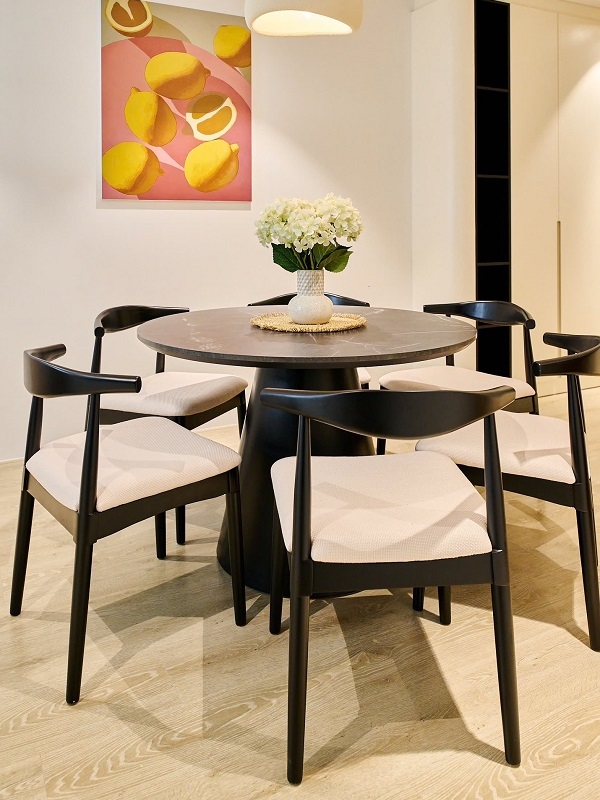 Bộ Bàn Ăn 6 Ghế Mặt Đá 2815S