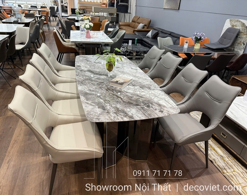 Bộ Bàn Ăn 8 Ghế Hiện Đại 2396S