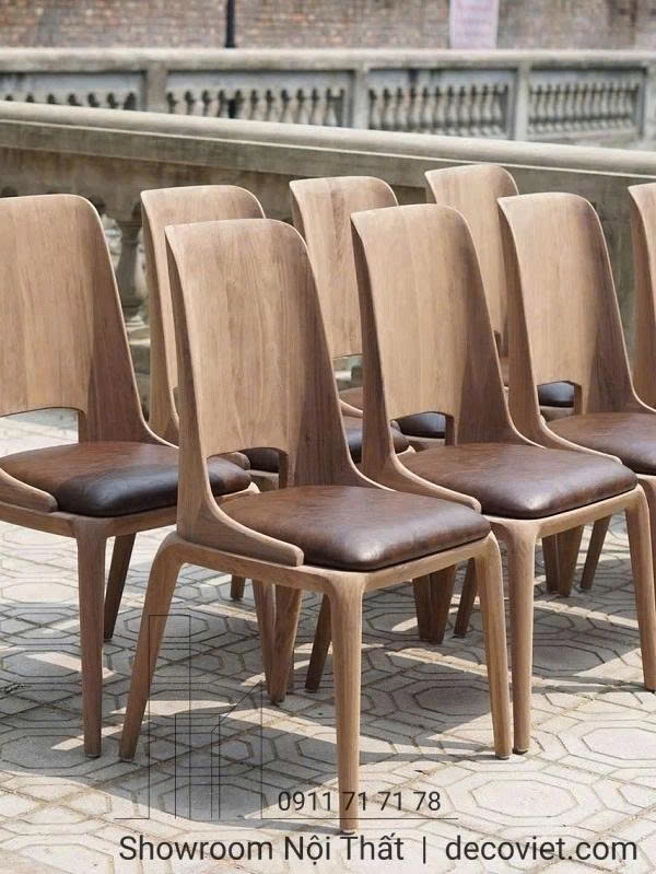 Bộ Bàn Ăn Gỗ Óc Chó Tự Nhiên 6 Ghế 2740S
