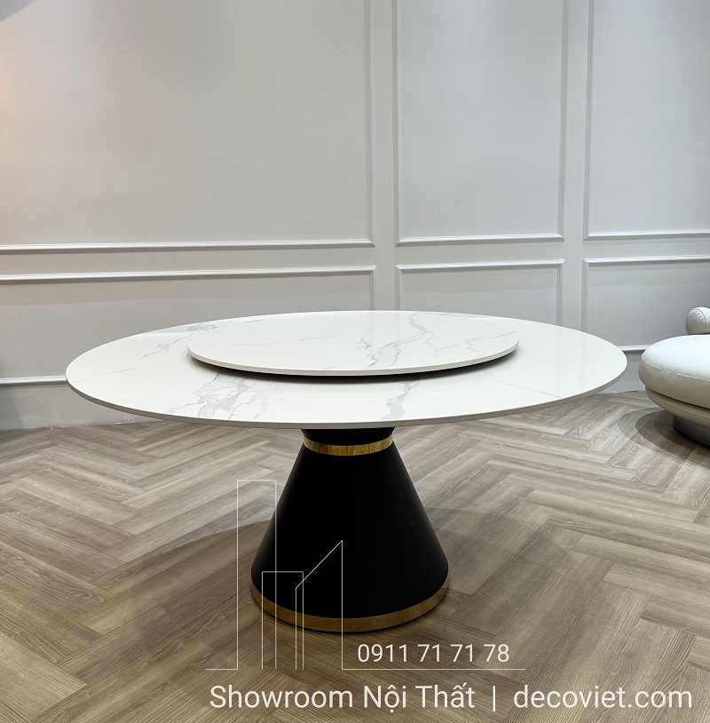 Bộ Bàn Ăn Tròn 1m5 10 Ghế 1743S
