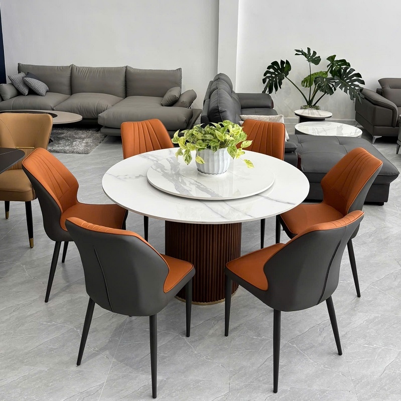 Bộ Bàn Ăn Tròn 6 Ghế 2603S