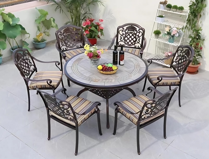 Bộ Bàn Ghế Sân Vườn Ngoài Trời 2012T