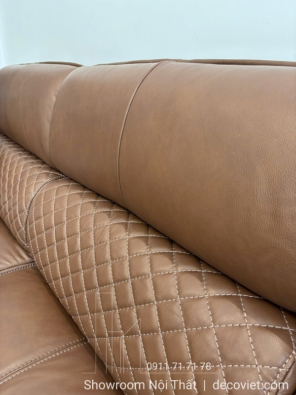 Bộ Ghế Sofa Da Bò Cao Cấp 1012T