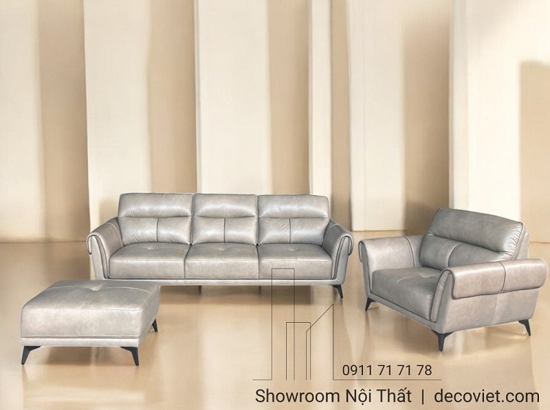 Bộ Ghế Sofa Da Bò Giá Rẻ 1010T