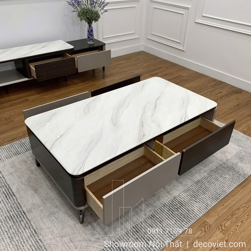 Combo Kệ Tivi Bàn Trà Cao Cấp 107T