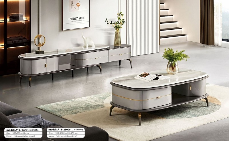 Combo Kệ Tivi Bàn Trà Nhập Khẩu 85T