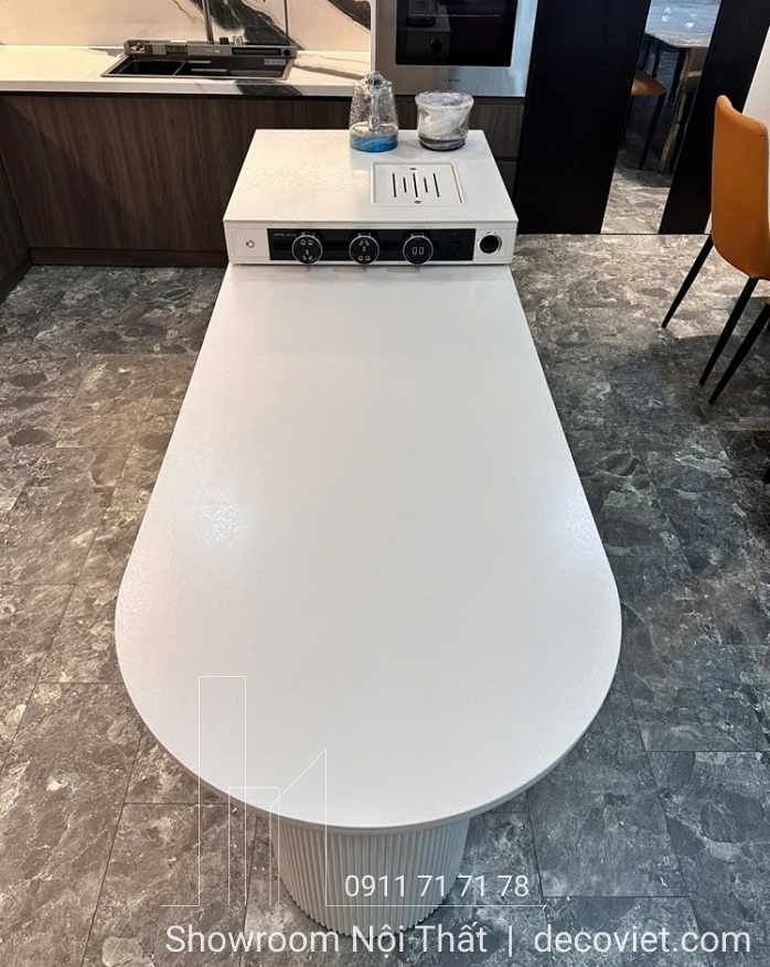 Đảo Bếp Kết Hợp Bàn Ăn Kéo Dài 2385S