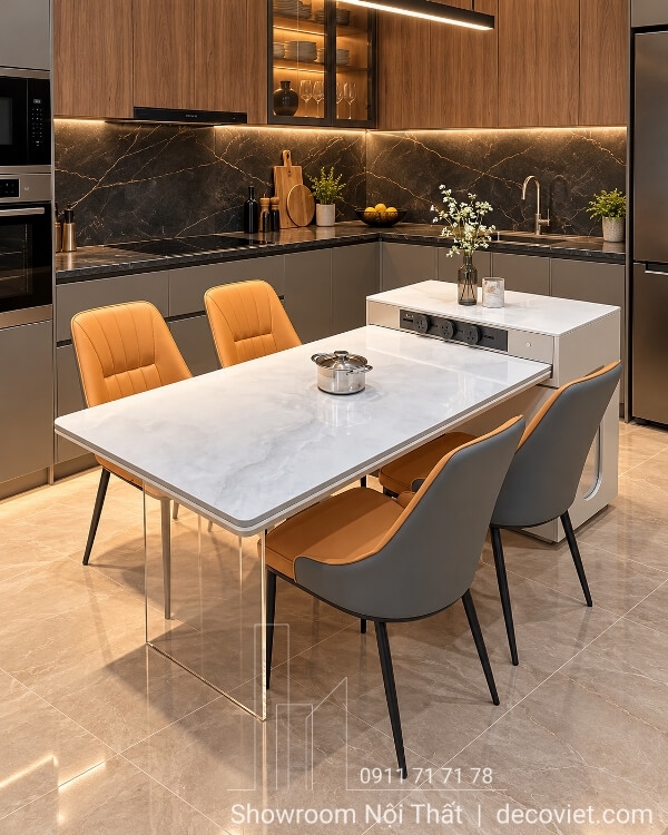 Bàn Đảo Thông Minh Có Bếp Từ 2825S