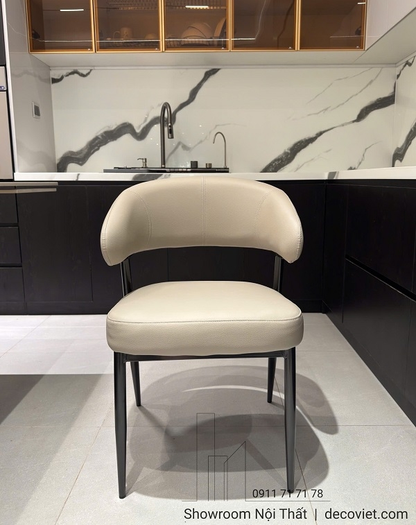 Ghế Ăn Bọc Da Chân Sắt 579S