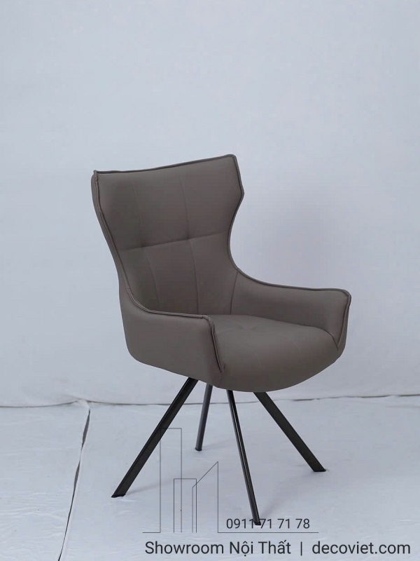 Ghế Ăn Bọc Da Chân Xoay 360 Độ 559S