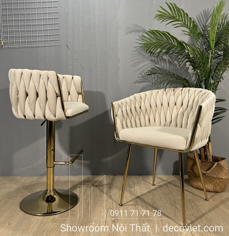 Ghế Ăn Bọc Vải Hiện Đại 454S
