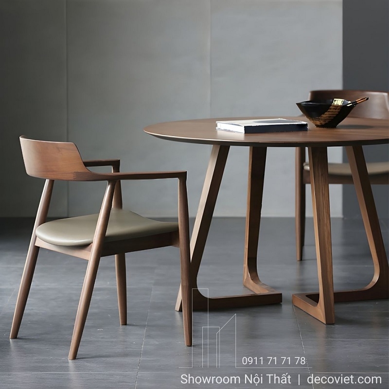 Ghế Ăn Gỗ Nệm Da 602S