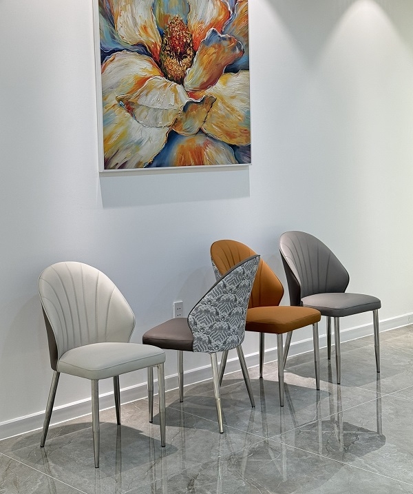 Ghế Ăn Hiện Đại Chân Inox 576S