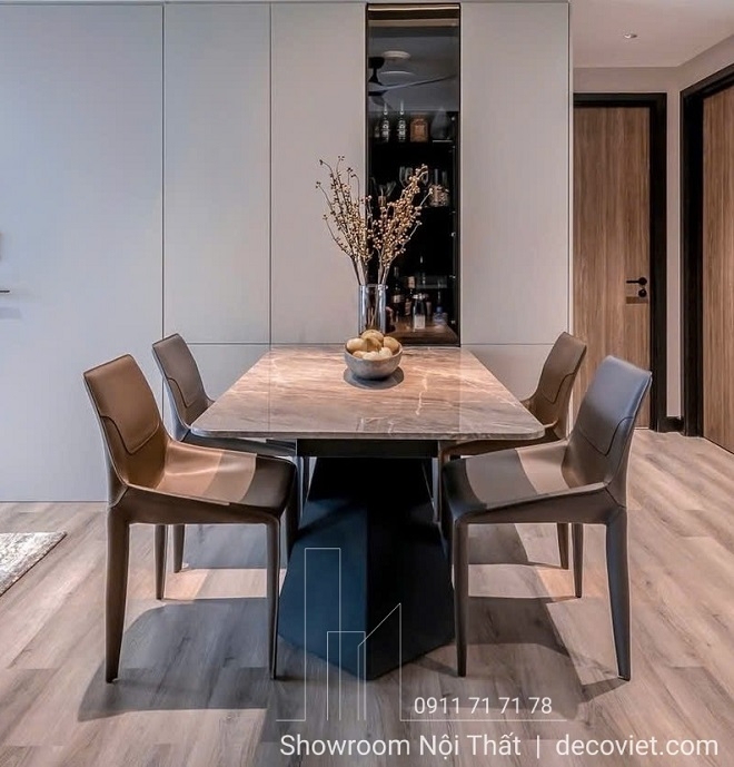 Ghế Ăn Bọc Da Bò 399S