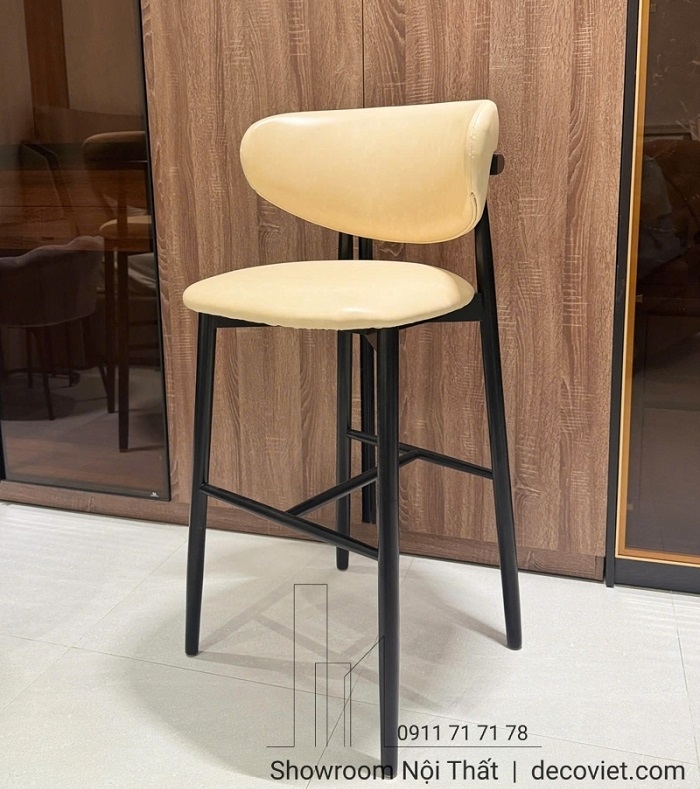 Ghế Bar Chân Gỗ Cao Cấp 261T