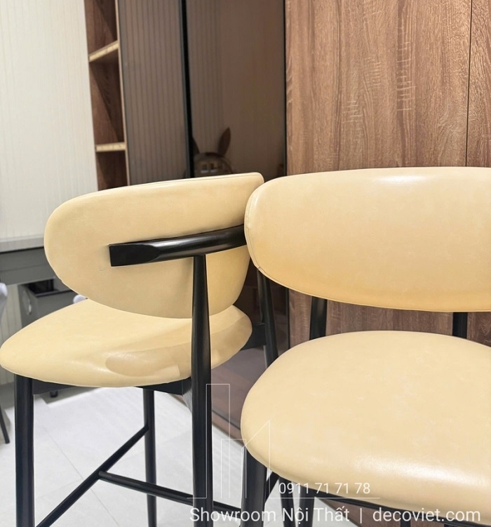 Ghế Bar Chân Gỗ Cao Cấp 261T