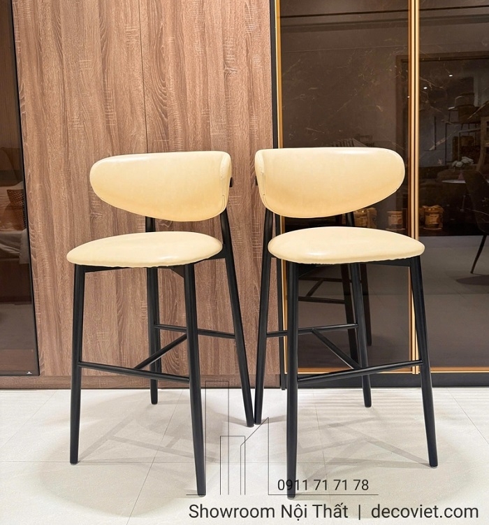 Ghế Bar Chân Gỗ Cao Cấp 261T